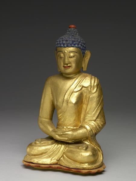 木胎金漆阿彌陀佛像