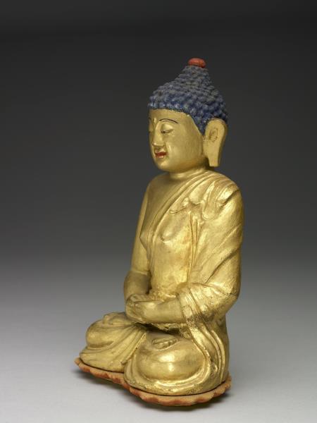 木胎金漆阿彌陀佛像