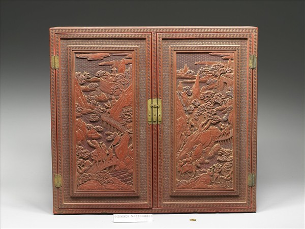 剔紅職貢圖小櫃