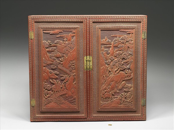 剔紅職貢圖小櫃