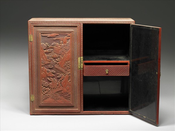 剔紅職貢圖小櫃