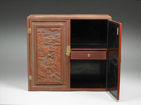 剔紅職貢圖小櫃