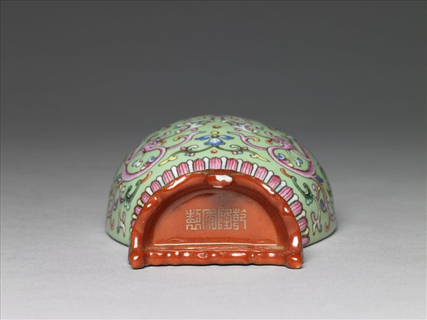 綠地錦上添花雙耳轎瓶