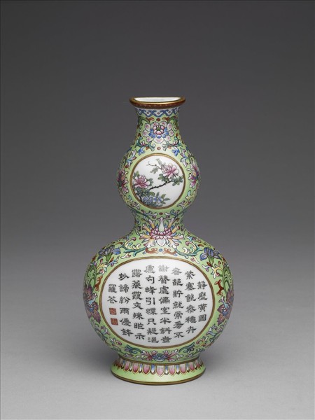 綠地錦上添花詩意葫蘆轎瓶