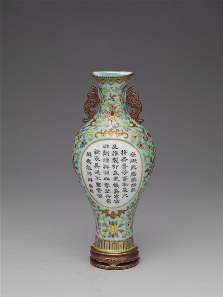 綠地錦上添花詩意轎瓶