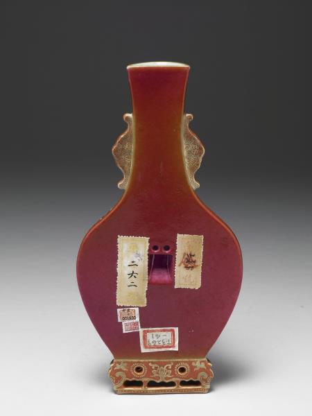 紅地錦上添花轎瓶