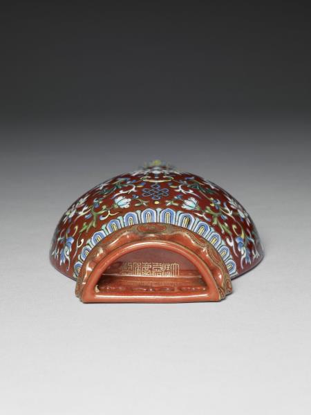 紅地錦上添花轎瓶