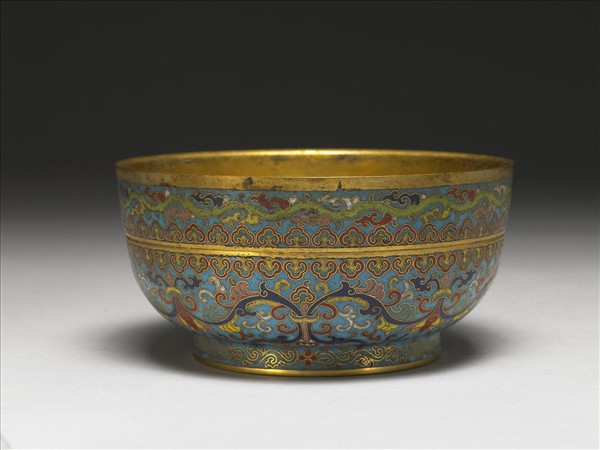 掐絲琺瑯碗