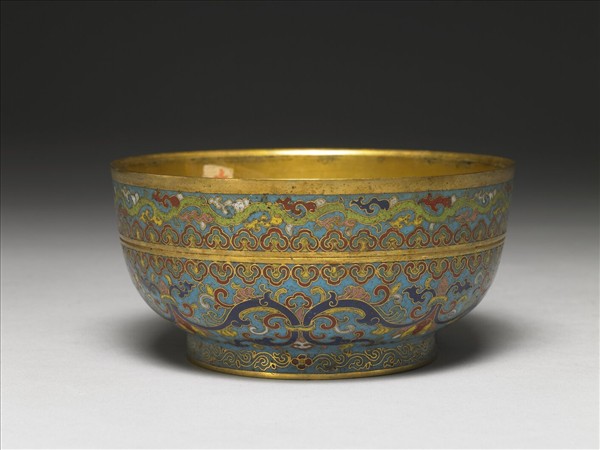 掐絲琺瑯碗