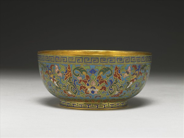掐絲琺瑯碗