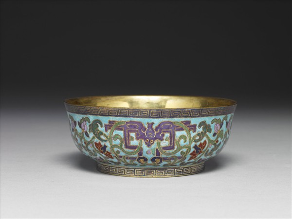 掐絲琺瑯碗
