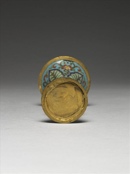 掐絲琺瑯花卉紋瓶