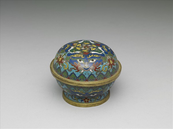 掐絲琺瑯盒