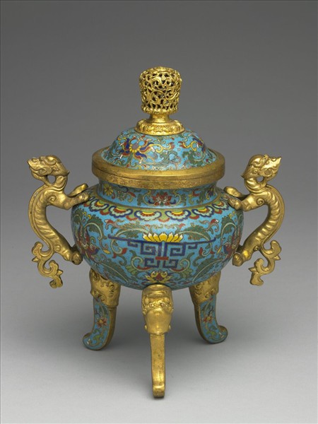 掐絲琺瑯爐