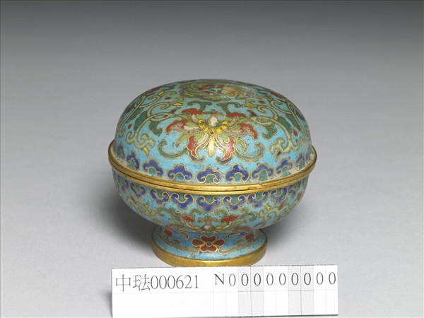 掐絲琺瑯盒