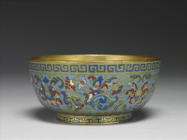 掐絲琺瑯碗