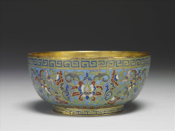掐絲琺瑯碗