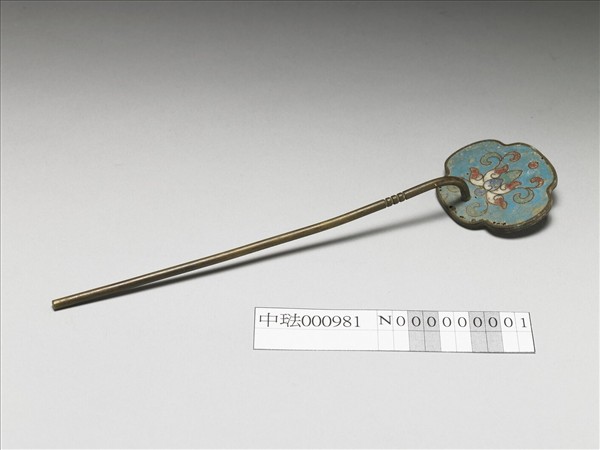 掐絲琺瑯花卉紋銅鏟