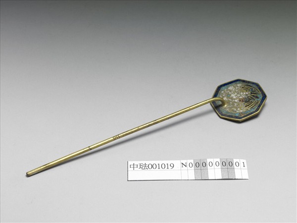 掐絲琺瑯八角形銅鏟