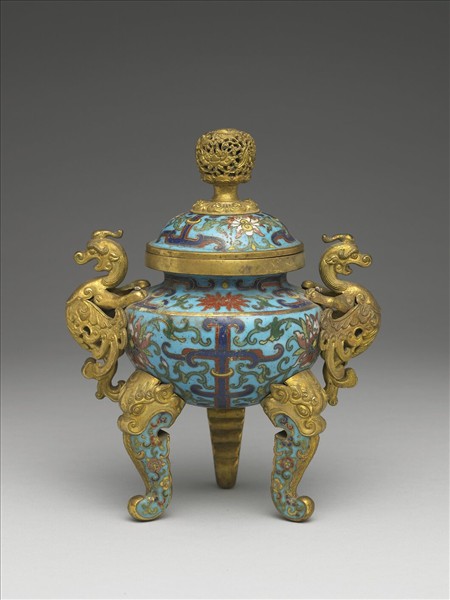 掐絲琺瑯爐