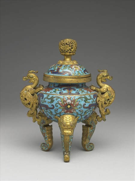 掐絲琺瑯爐