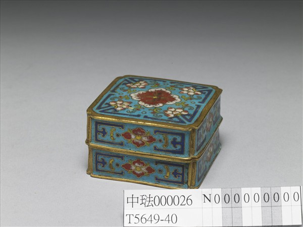 掐絲琺瑯盒