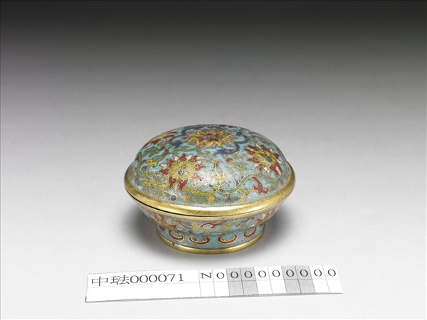 掐絲琺瑯盒