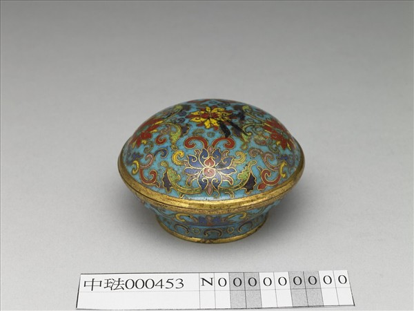 掐絲琺瑯盒