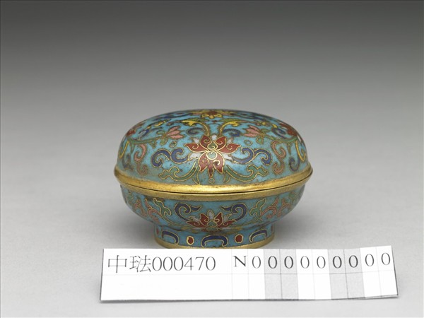 掐絲琺瑯盒