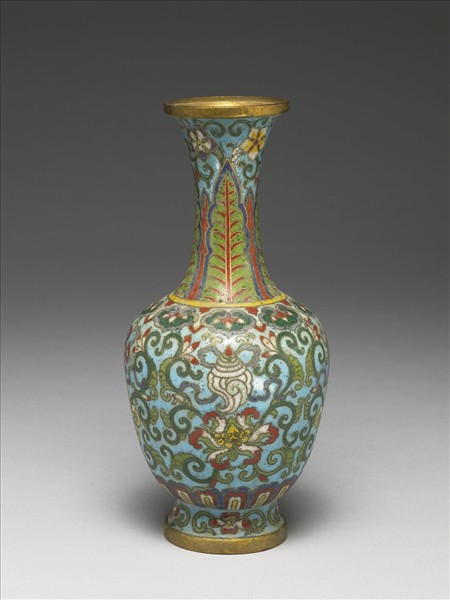 掐絲琺瑯瓶