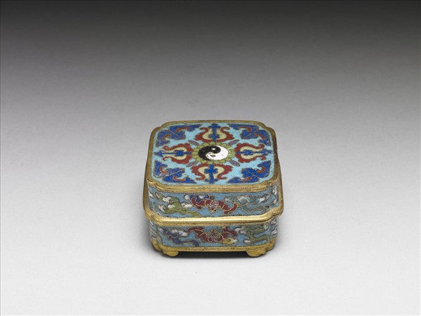 掐絲琺瑯盒