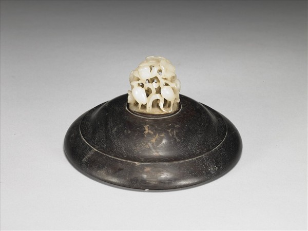 汀渚鷺鷥紋玉頂