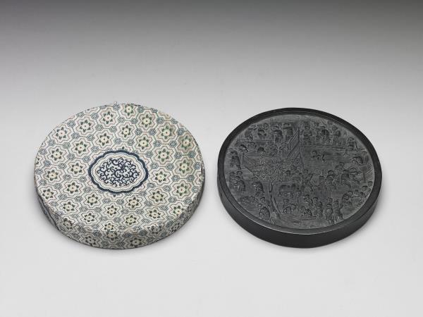 「百子圖」圓墨