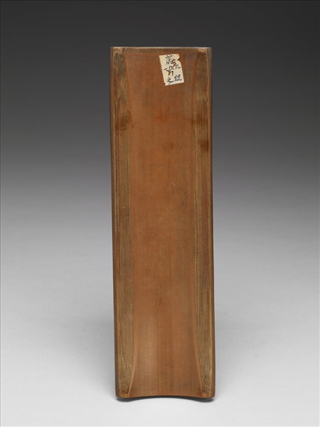 雕竹仕女圖臂擱