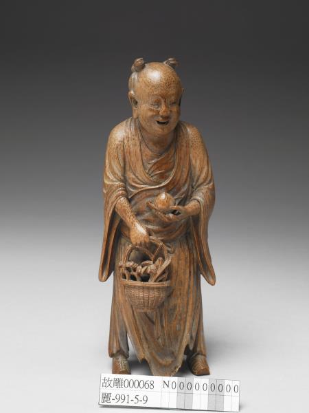 竹雕八仙（藍采和）