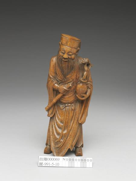 竹雕八仙（張果老）