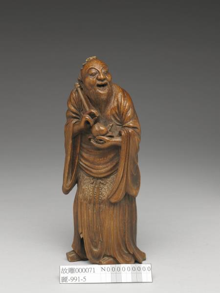 竹雕八仙（李鐵拐）