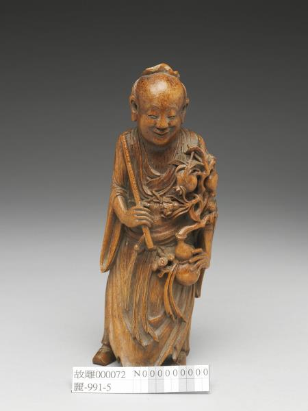 竹雕八仙（韓湘子）