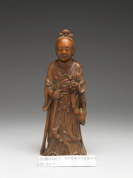 竹雕八仙（何仙姑）