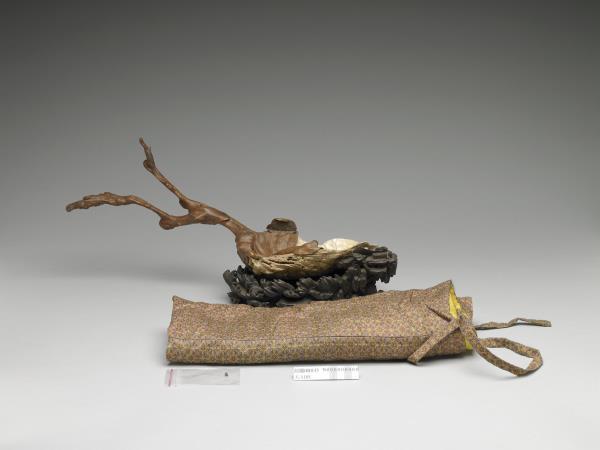 天然嵌貝殼樹根