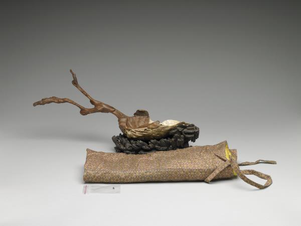 天然嵌貝殼樹根