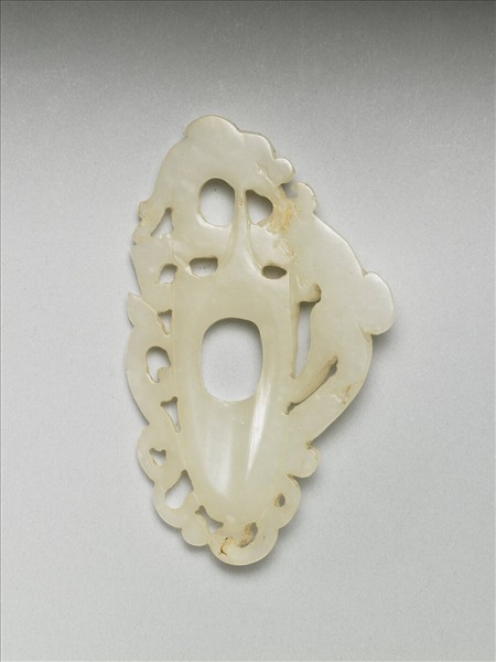 玉龍鳳紋韘形佩