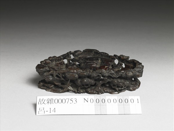 鏤空歲寒三友木座