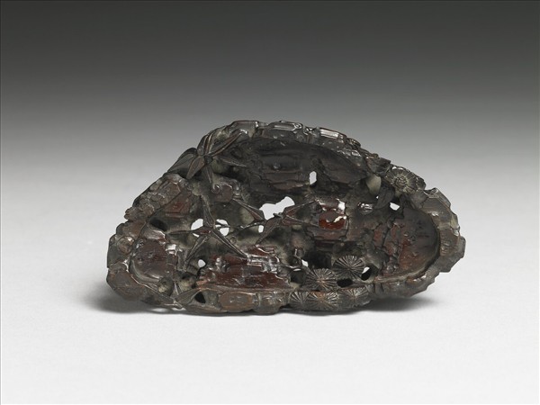 鏤空歲寒三友木座