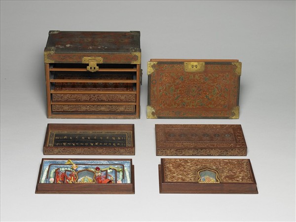 五方救度佛母數珠箱：黃度母