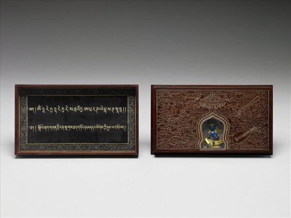 五方救度佛母數珠箱：黑度母