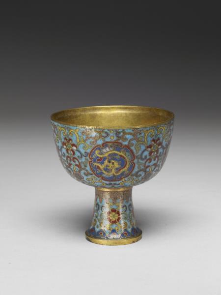 仿清招絲琺瑯鏡 故宮博物院複製品 仿清招絲琺瑯鏡 故宮博物院複製品