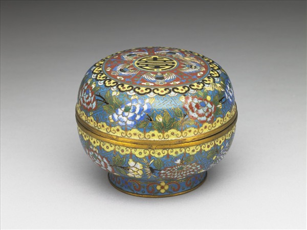 掐絲琺瑯圓盒