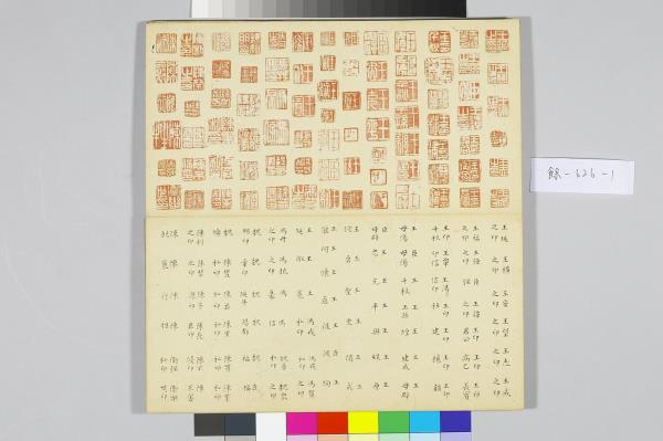 〈金薤留珍‧圖〉印譜
