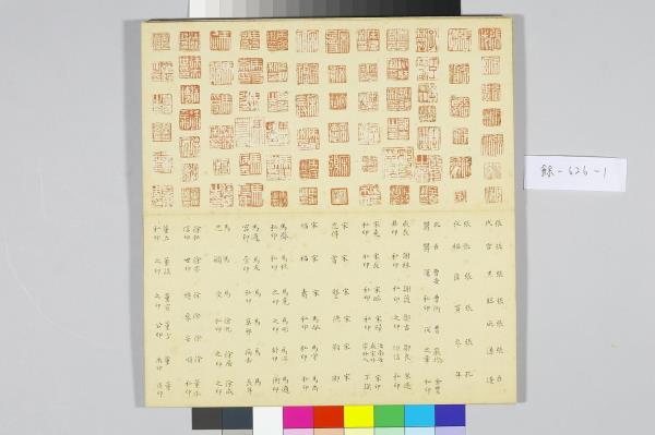 〈金薤留珍‧圖〉印譜